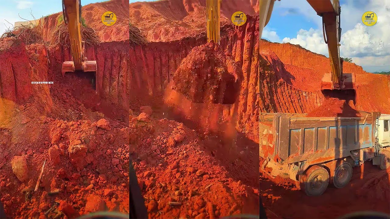 How To Excavators Load Soil Onto Trucks Professionally P1586