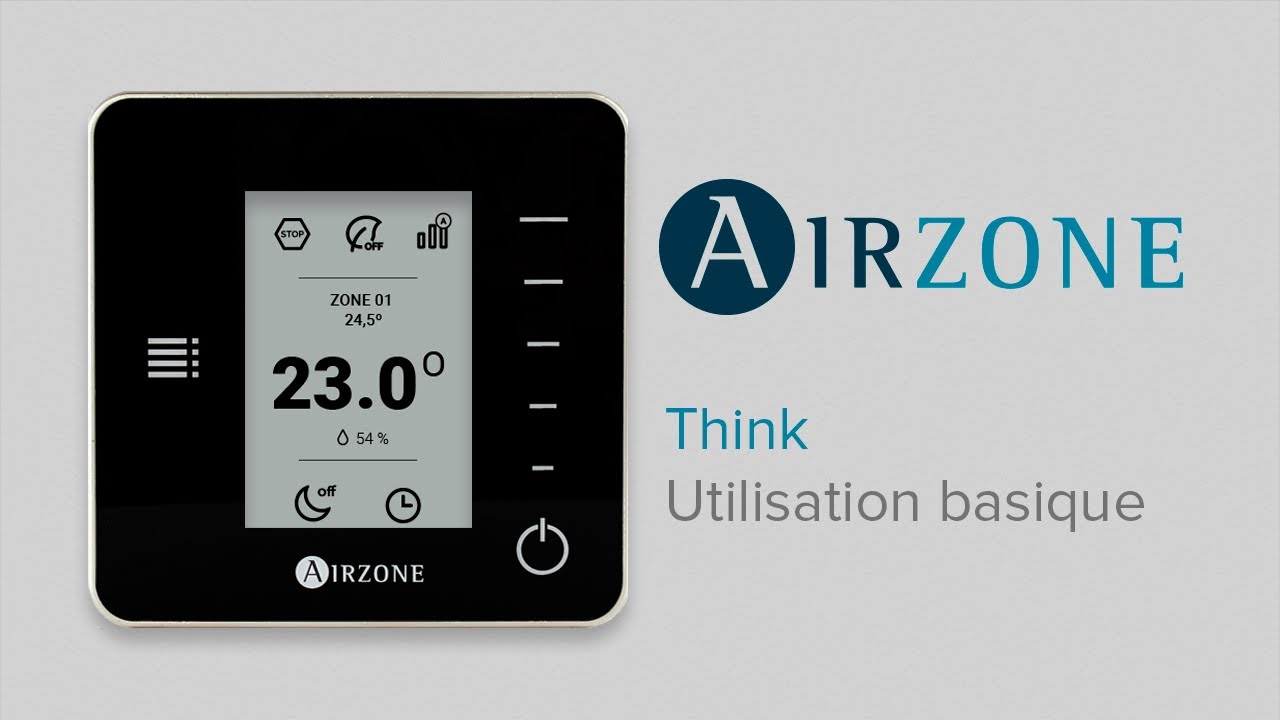 Utilisation Basique - Termostat Airzone Think