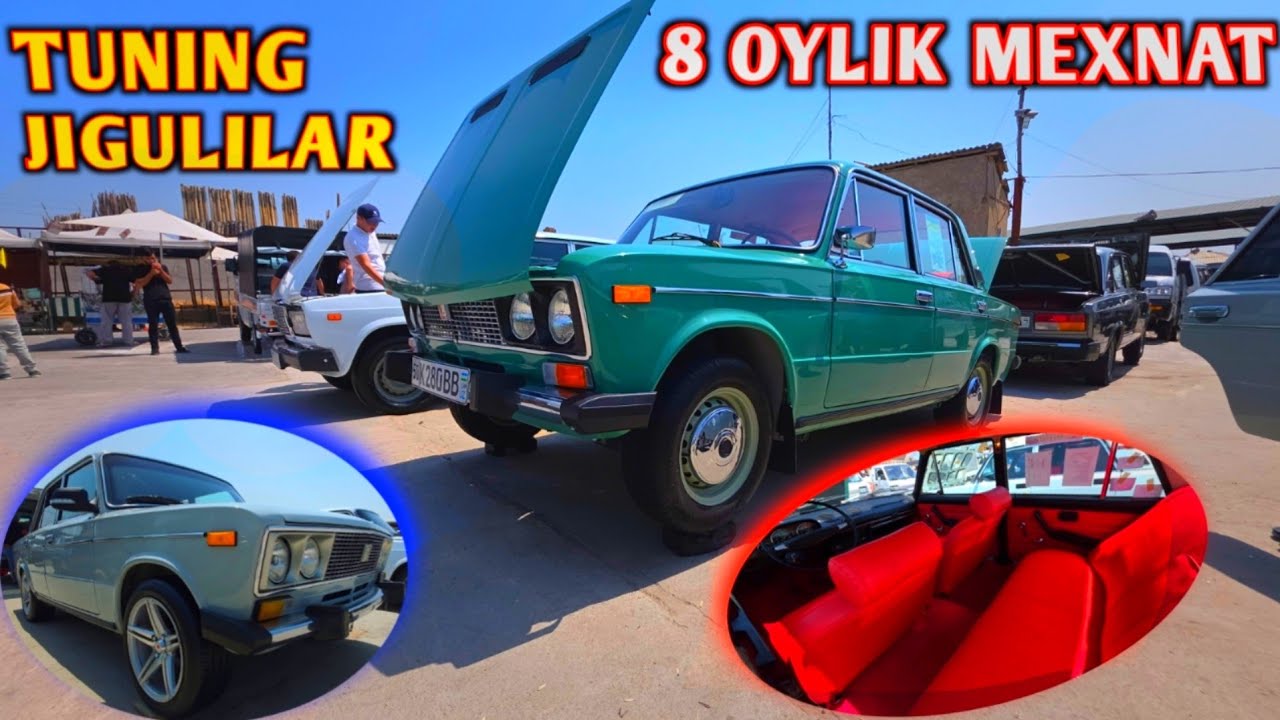 8 OY MEHNAT QILINGAN VAZ 2106 JIGULI NAMANGAN MASHINA BOZORIDA SOTUVDA. VAZ 2101 2102 NIVA NARXLARI.