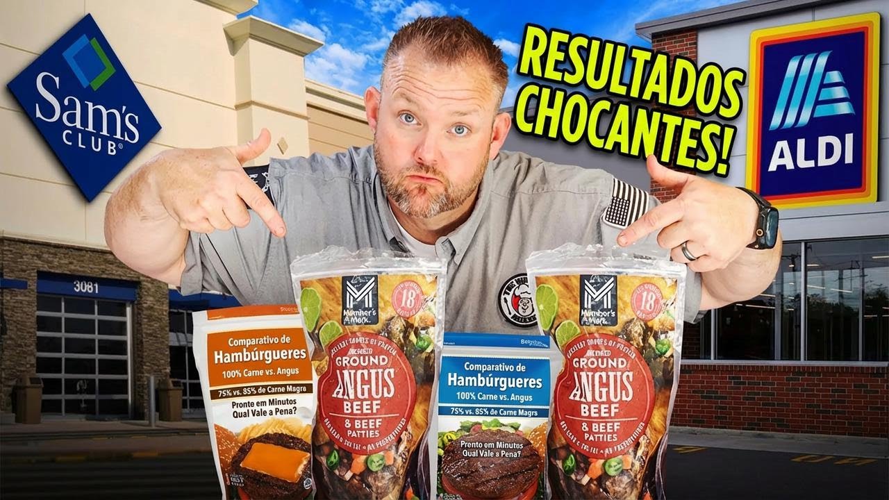 Testei hambúrgueres congelados para descobrir qual é o melhor!