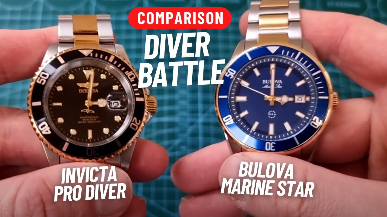 INVICTA PRO DIVER VS BULOVA MARINE STAR