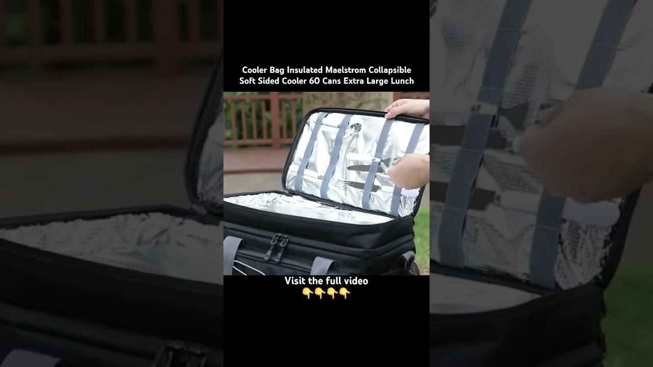 Cooler Bag Insulated Maelstrom Collapsible Soft Sided Cooler #coolerbag #coolerbox #cooler