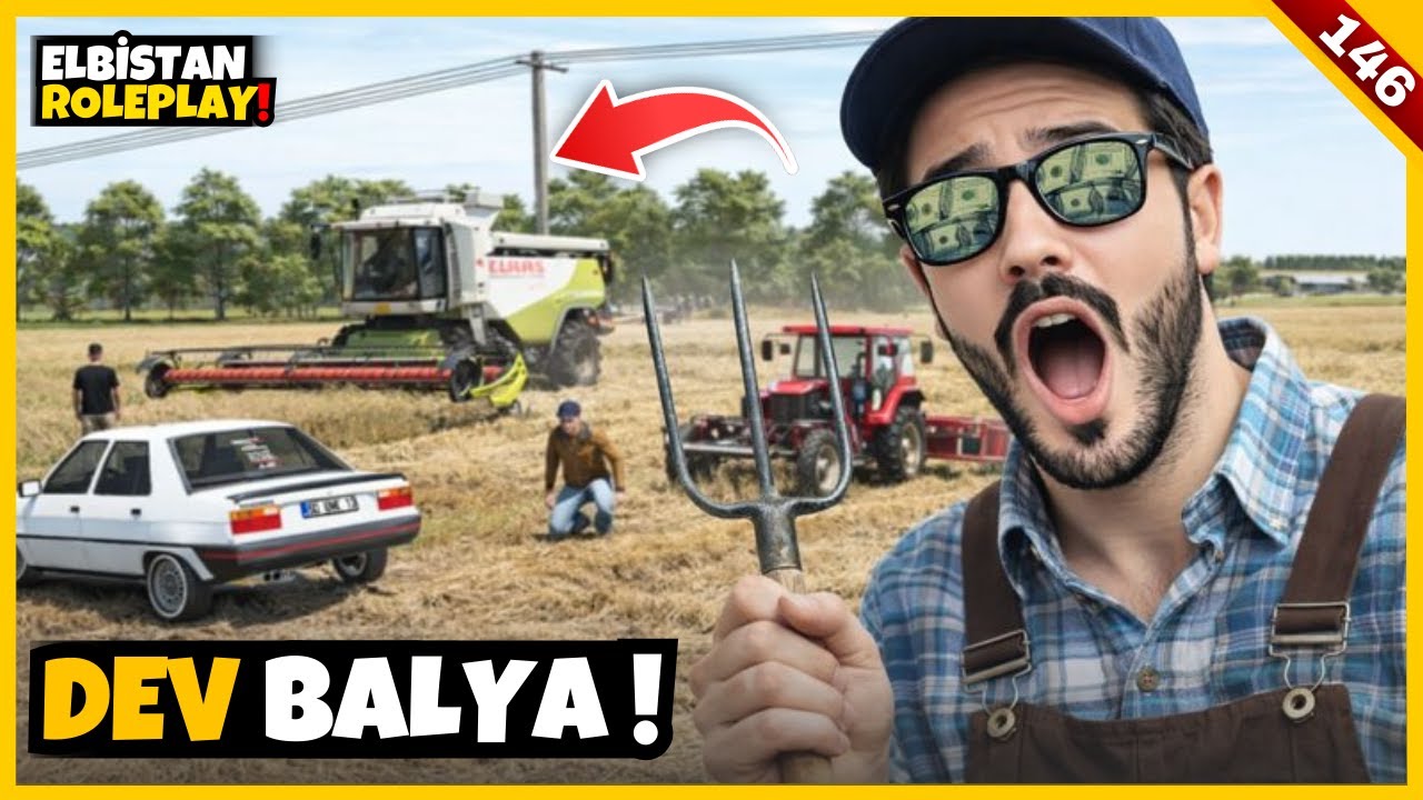BU BALYA NORMAL DEĞİL! FS25&rsquo;TE CLAAS QUADRANT 180 ŞOV YAPTI | S7 B146