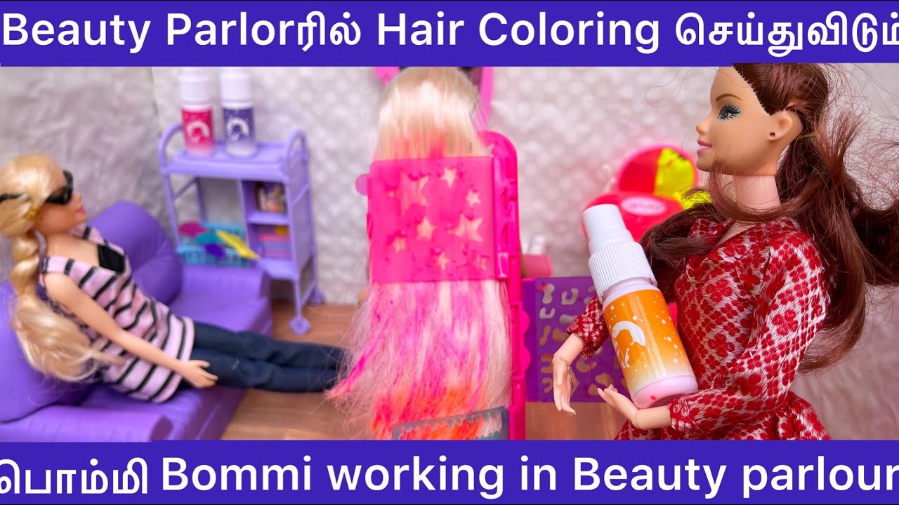 ராஜா ராணி Episodes 12 |Beauty Parlorரில் Hair Coloring செய்துவிடும் பொம்மி|Bommi working in parlour