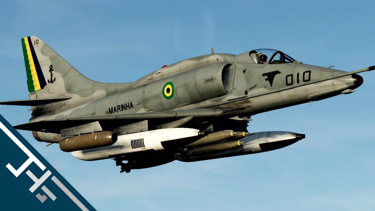 DCS: A-4E - Airfield attack [Full Mission]
