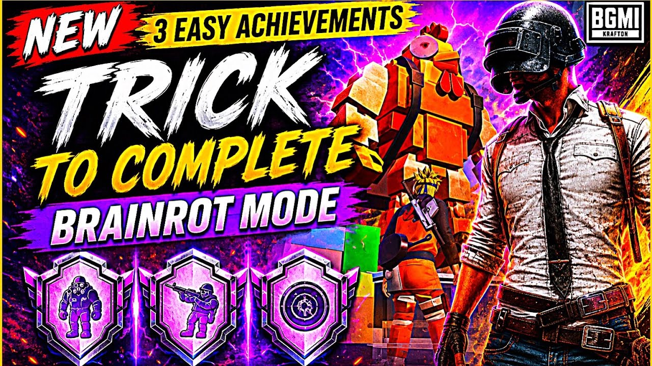 🔥New Trick to complete All 3 Brainrot Achievement Easily | Best Tips and tricks For Brainrot Mission