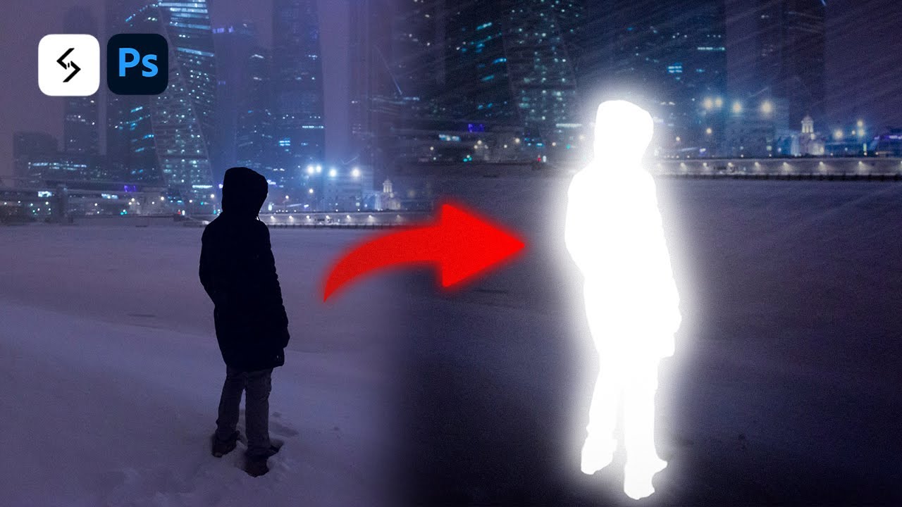Эффект светящегося человека в Photoshop (+СКАЧАТЬ БЕСПЛАТНО)