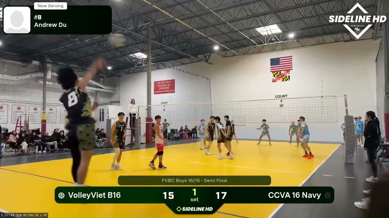 VolleyViet B16 vs CCVA 16 Navy
