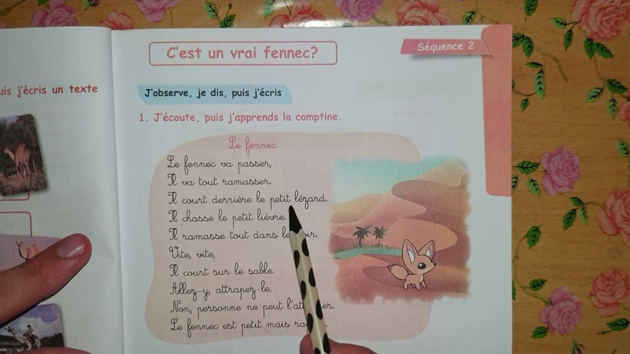 كتاب الانشطة  للغة الفرنسية السنة الخامسة ابتدائي الصفحة 19