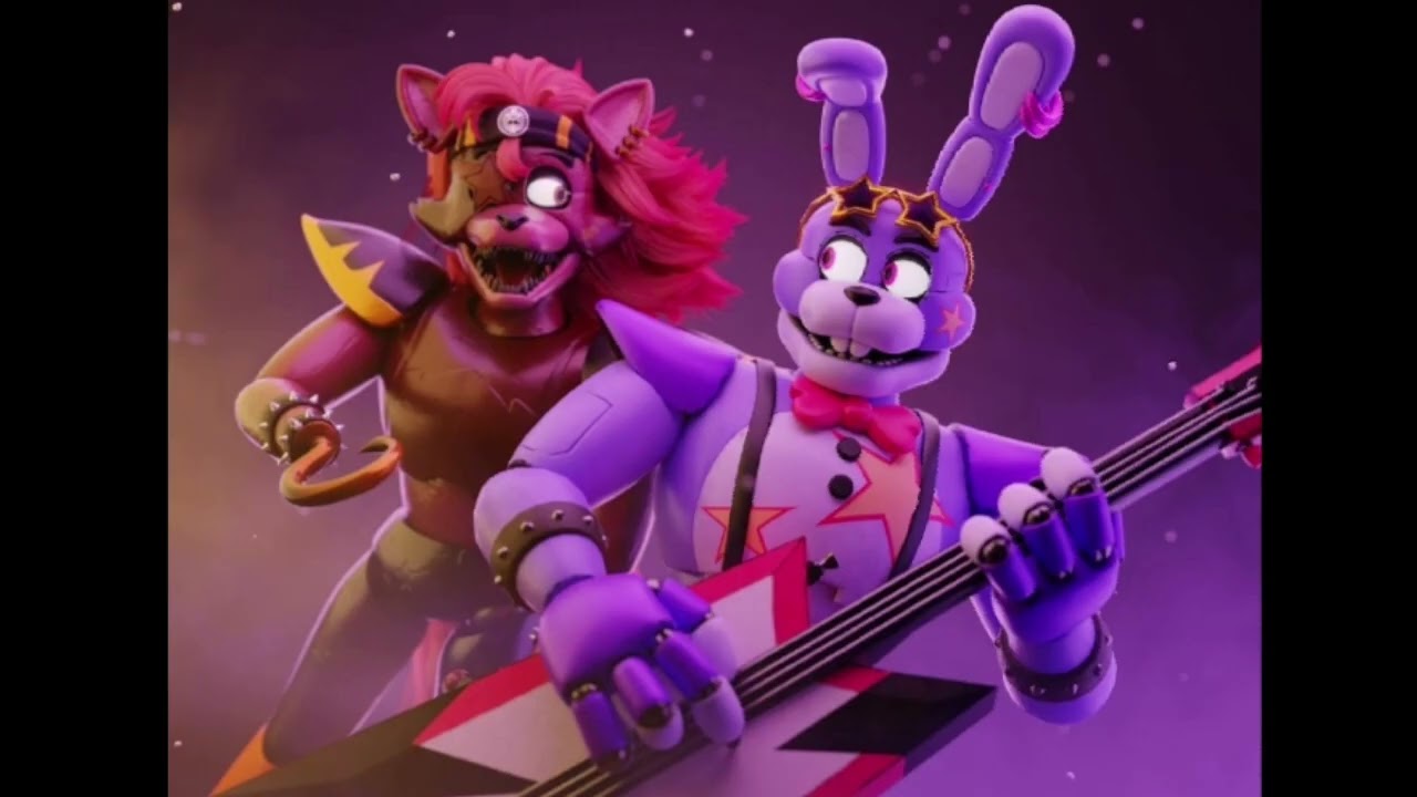 fnaf animatronics security breach sing : I'm blue (da ba dee) glamrocks @SunMoonShow
