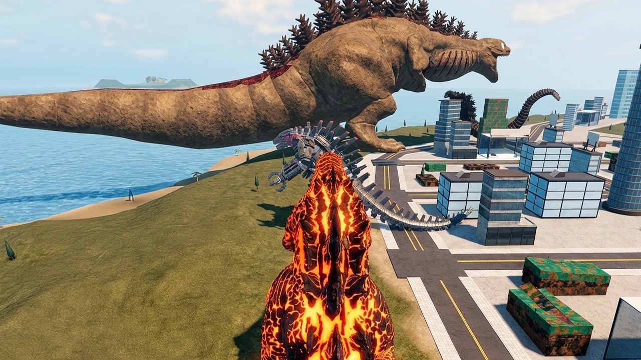 Max Level THERMONUCLEAR GODZILLA vs GODZILLA BOSS KAIJU