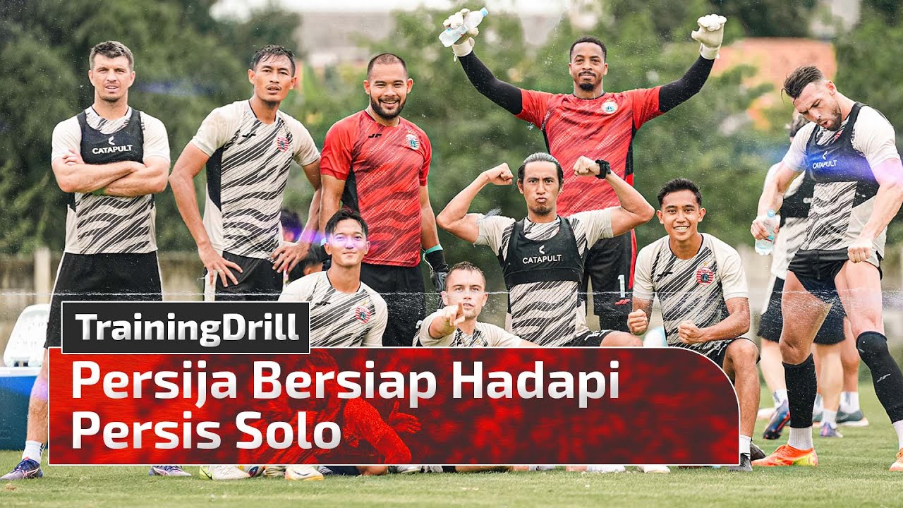 Persija Alihkan Persiapan Tim Hadapi Persis Solo | Training Drill