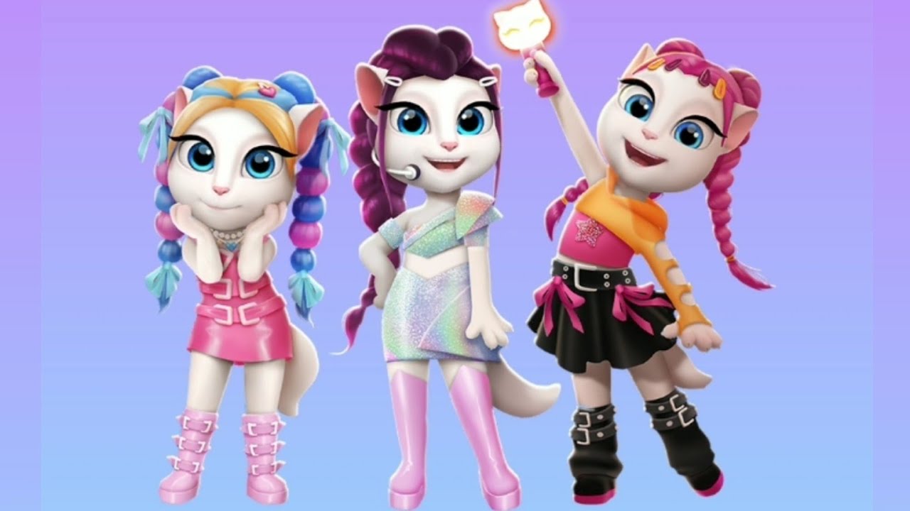 💖 My Talking Angela 2 K-POP Outfits Update 😍 New Style Unlocked!🎤 