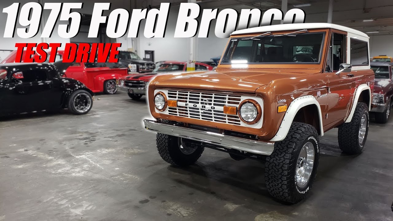ТЕСТ-ДРАЙВ! Ford Bronco 1975 года продаётся в Vanguard Motor Sales