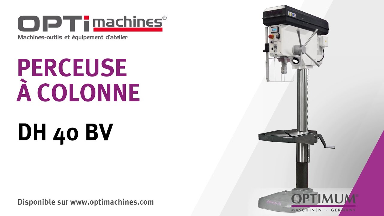 Perceuse à colonne Optimum DH 40 BV