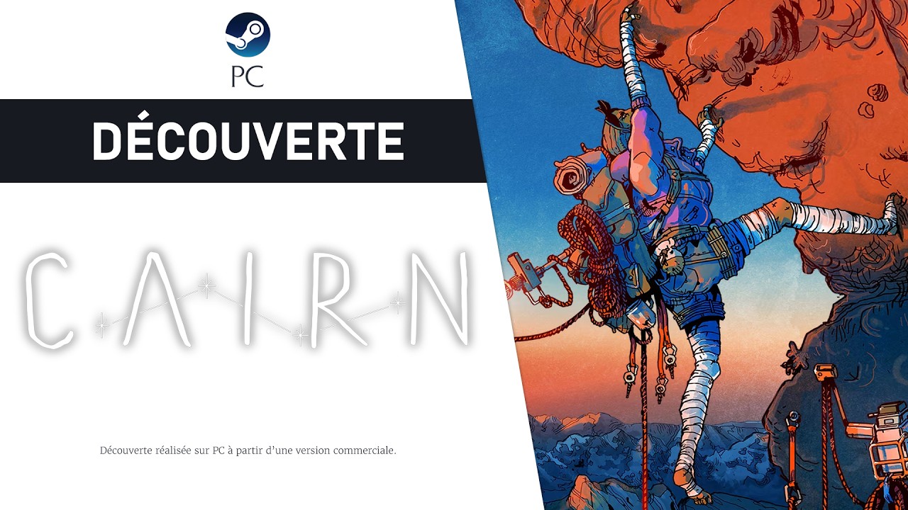 Découverte de Cairn sur PC | On vise le sommet de la simulation d'escalade de The Game Bakers