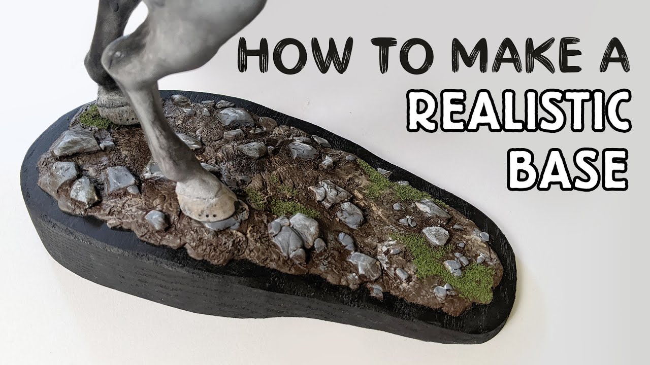 Making a Base for Your Model Horse (or anything really)