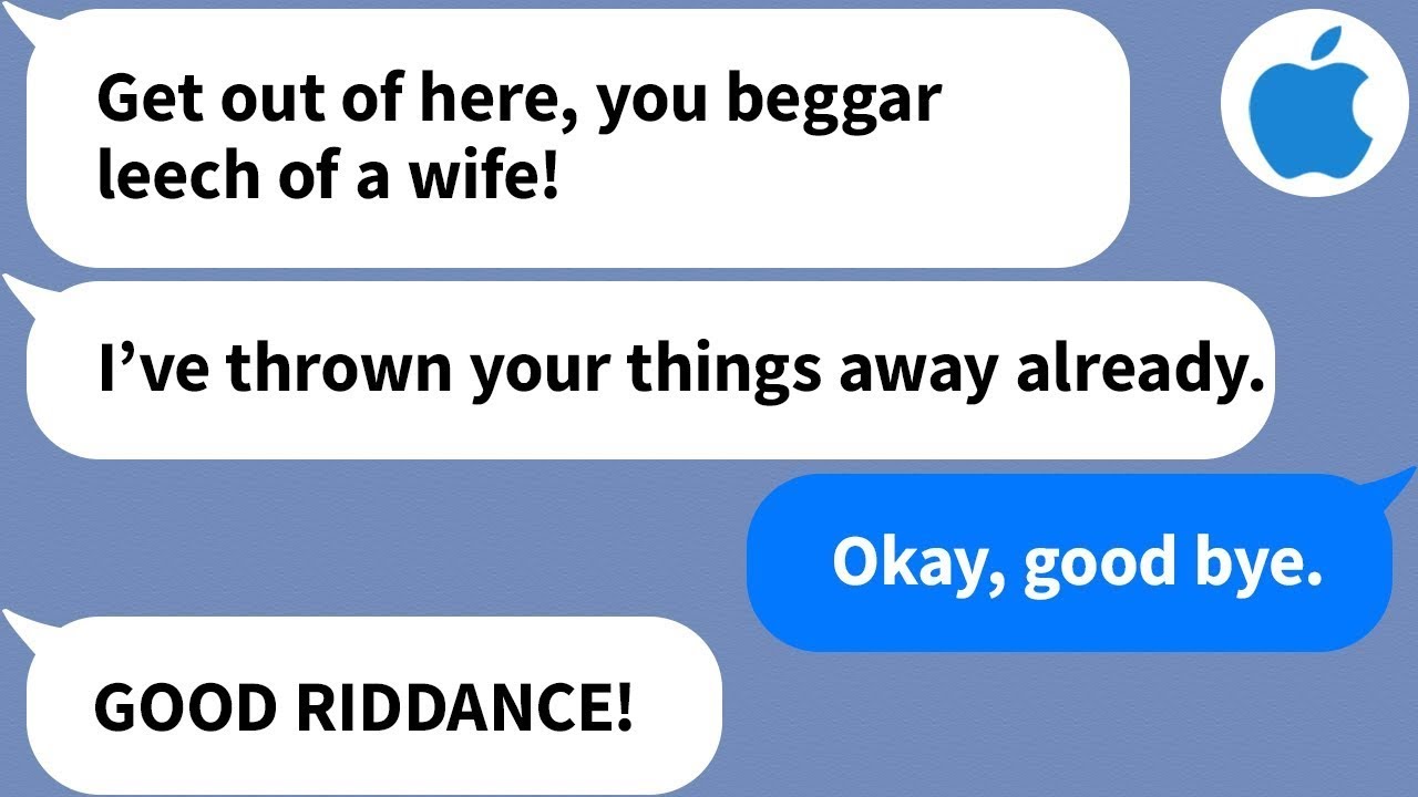 【Apple】My MIL doesn't know that I pay for her husband's medical fees and kicks me out, so I stop...