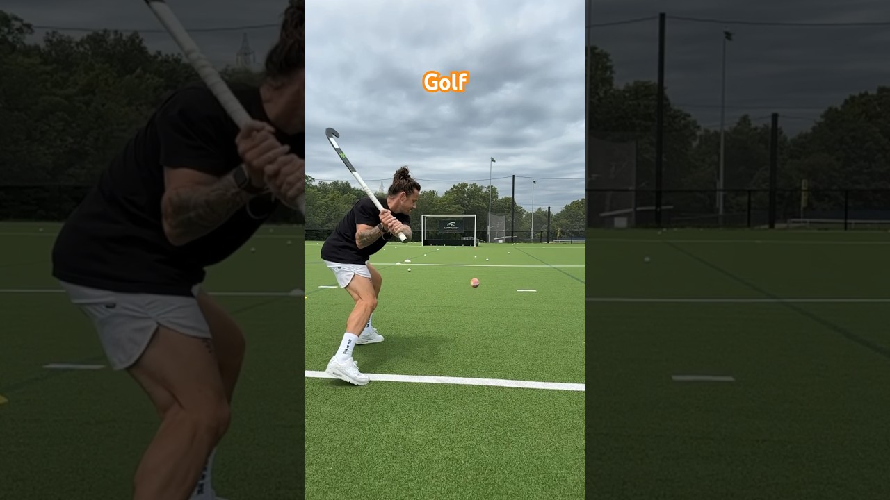 Basketball, Baseball & Golf all in one shot 💥 Field Hockey is a combo of all the sports #sports