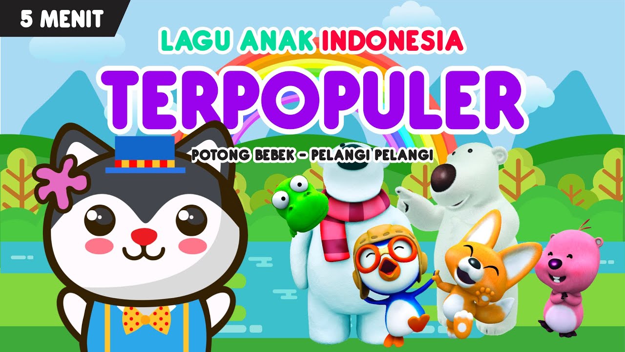 kompilasi lagu anak terpopuler | part 154 : potong bebek angsa & pelangi