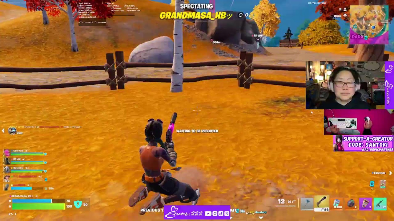 🐰some builds then OG Event🐰code: SANTOKI #epicpartner🐰FN Pacific Break🐰 Sun, Feb. 15, 2026