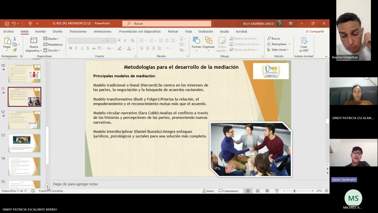 Rol del mediador 