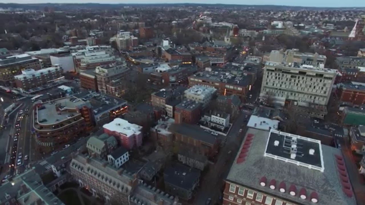 Harvard University - Aerial View 4K