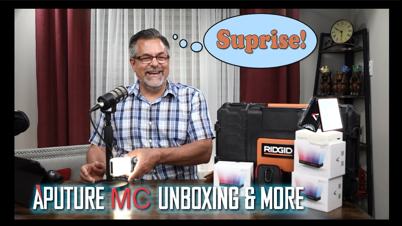 Unboxing Aputure MC LED light & Sidus link Application set up.