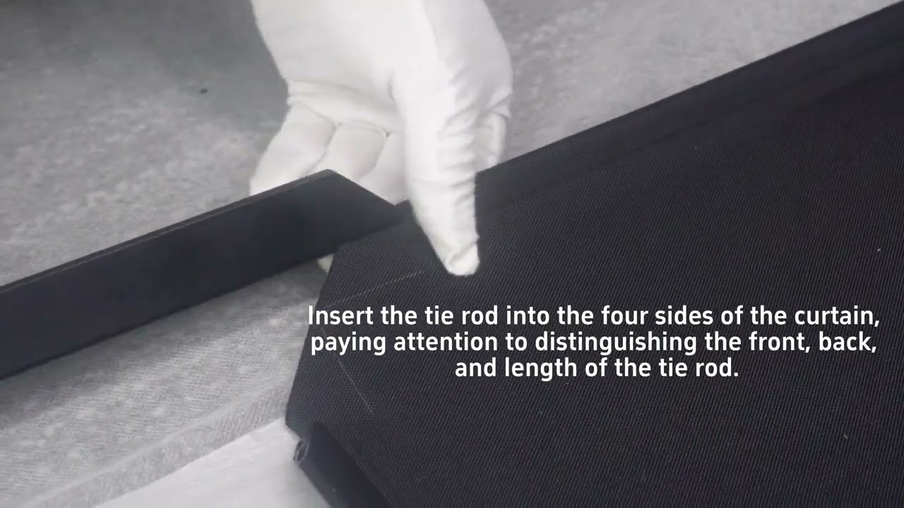 Installation Guide for JMGO 120-inch Fresnel  Ambient Light Rejecting Screen