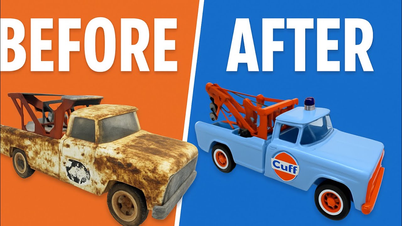 1960s TONKA TOW TRUCK | CUSTOM RESTORATION