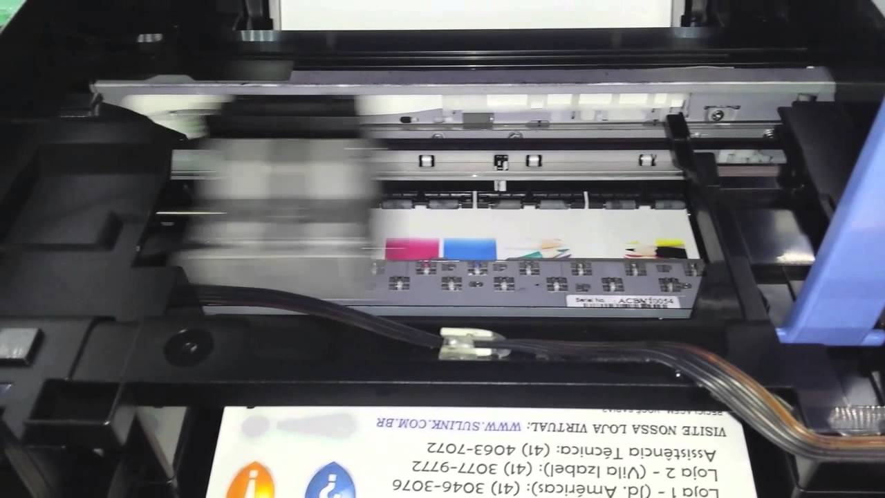Bulk Ink Instalado na Canon MP280 (Mp230/Mp250 e SImilares) - SULINK