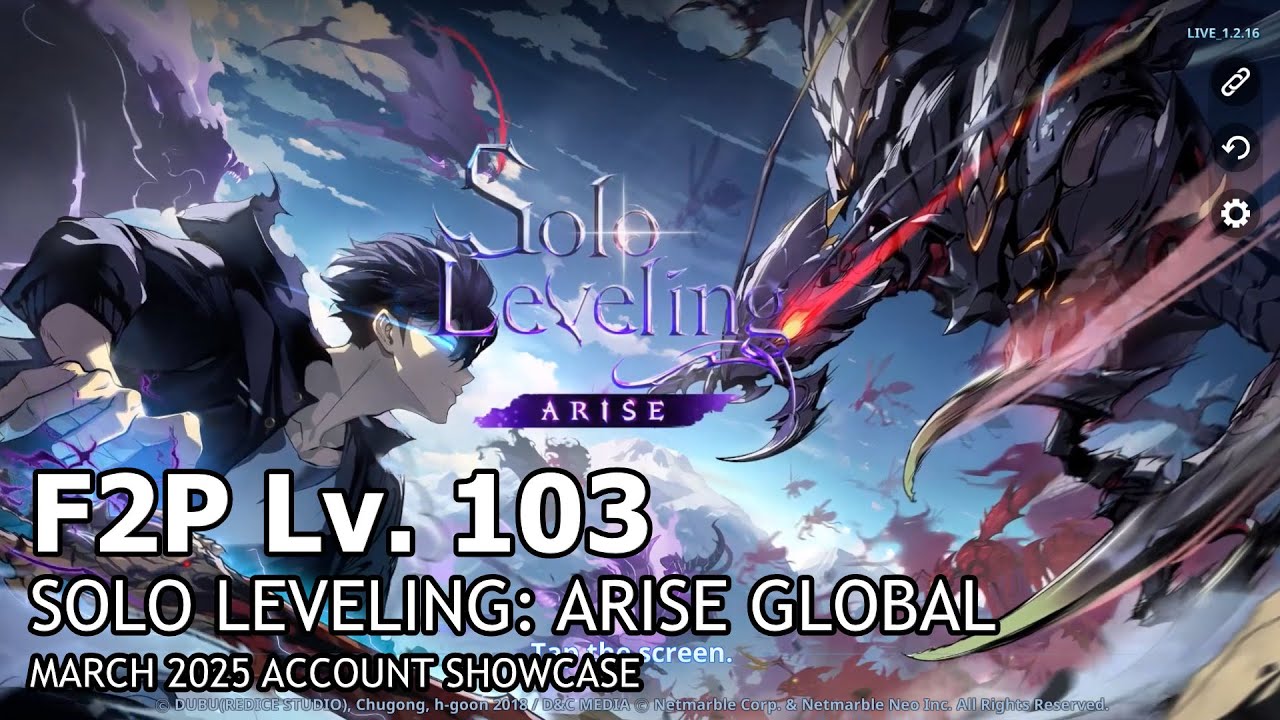 [Solo Leveling:Arise Global F2P] Level Lvl 103 (~10 Month) F2P Account Progress Showcase
