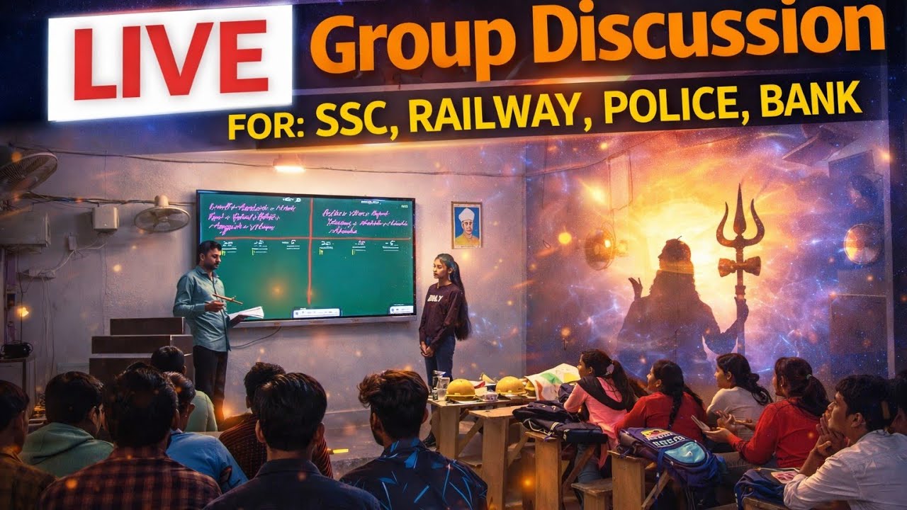 group Discussion for Ssc, bank, rrb