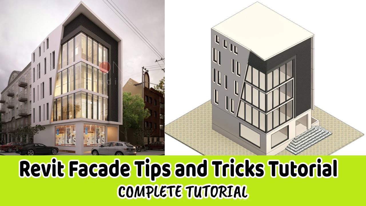 Revit Tutorial - Facade Design |  Revit Facades Tips and Tricks Tutorial