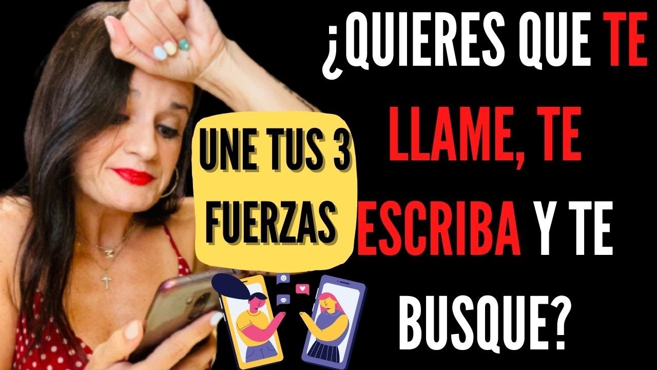 Si quieres RECIBIR ESA LLAMADA o MENSAJE , combina estas 3 COSAS