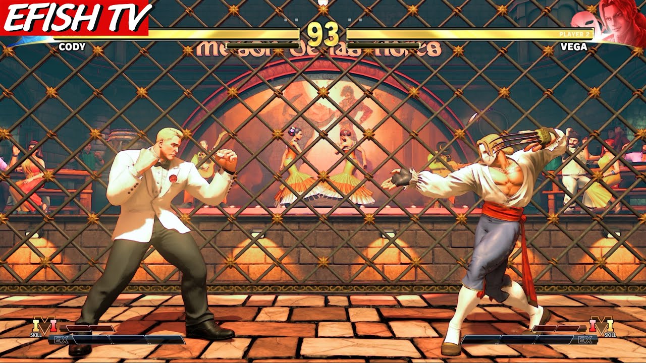 LEVEL 8 Cody vs Vega STREET FIGHTER V BATTLE FIGHT
