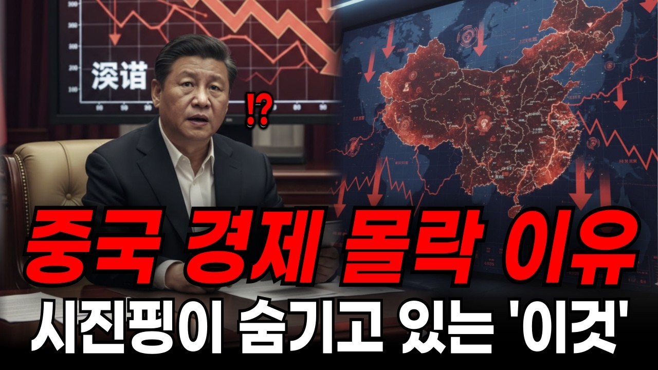 중국 경제 몰락 이유, 시진핑이 필사적으로 숨기고 있는 '이것'