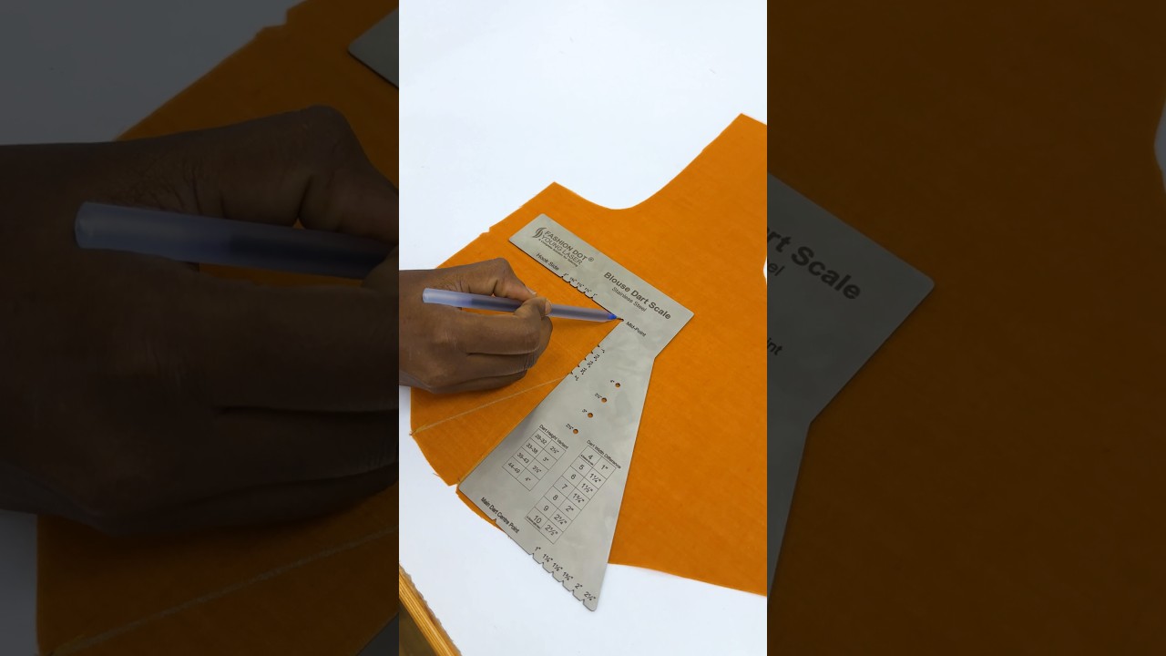 🤩Stainless steel dart scale |Link in description👇🏻|Mark Darts for a 40-inch Chest Loose Fit Blouse