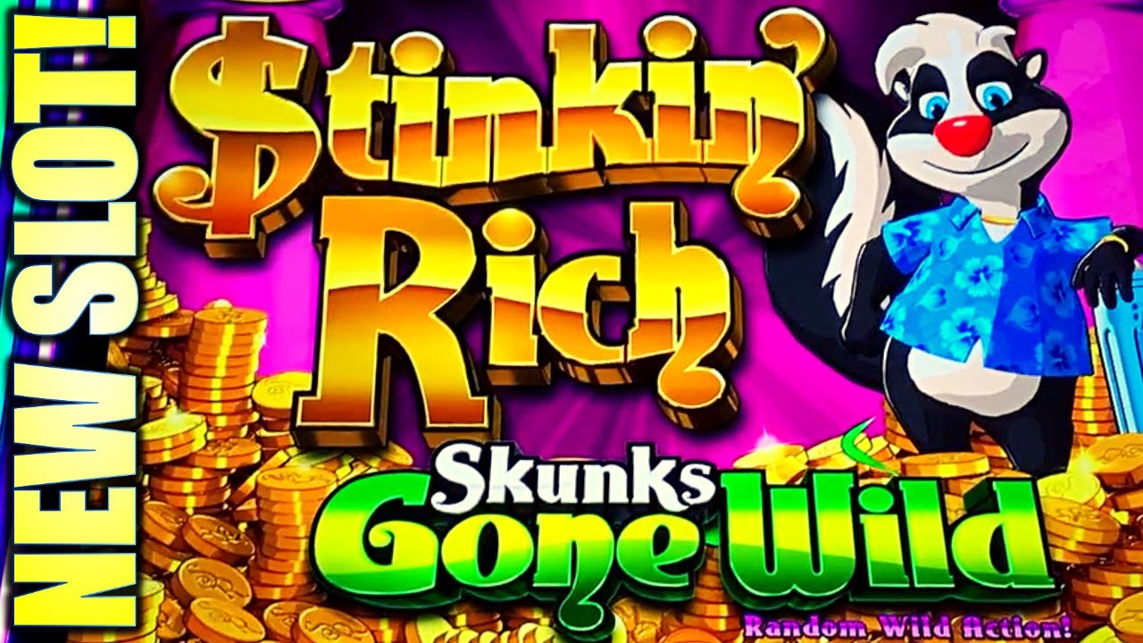 ★NEW SLOT!★ TRASH FOR CASH! STINKIN RICH SKUNKS GONE WILD Slot Machine (IGT)
