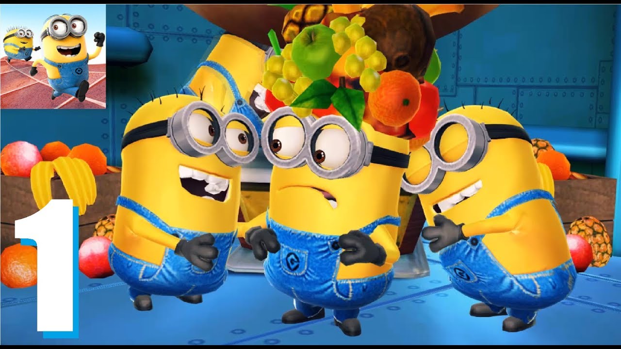 Despicable Me Minion Rush - episode1 gameplay walkthrough level 1 - 5 XBOX