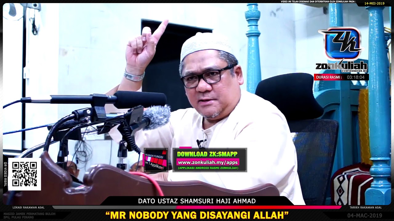 [Tazkirah]Wali Allah Yang Tersembunyi - Ustaz Shamsuri Haji Ahmad