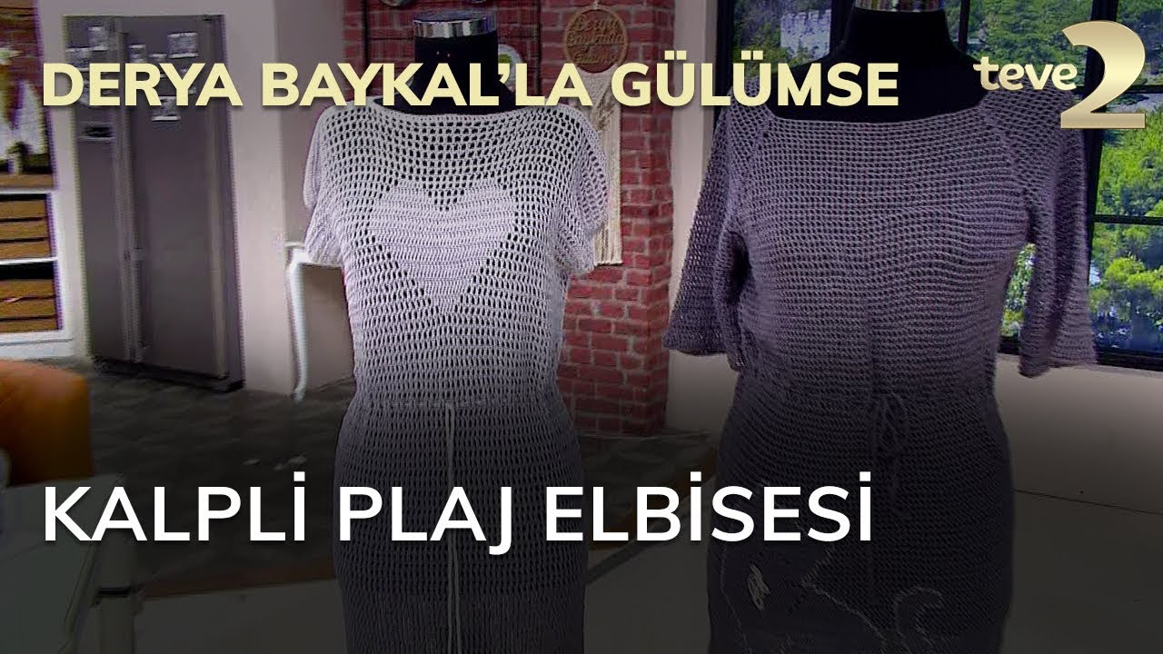 Derya Baykal'la Gülümse: Kalpli Plaj Elbisesi