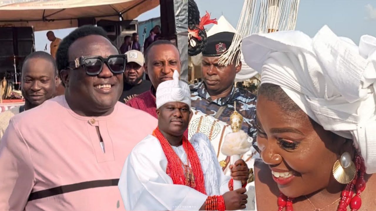 OONI OF IFE WIFE OLORI ASHLEY AND KING SAHEED OSUPA ARRIVED AT ALARAGBO INTERNATIONAL CULTURAL FEST!
