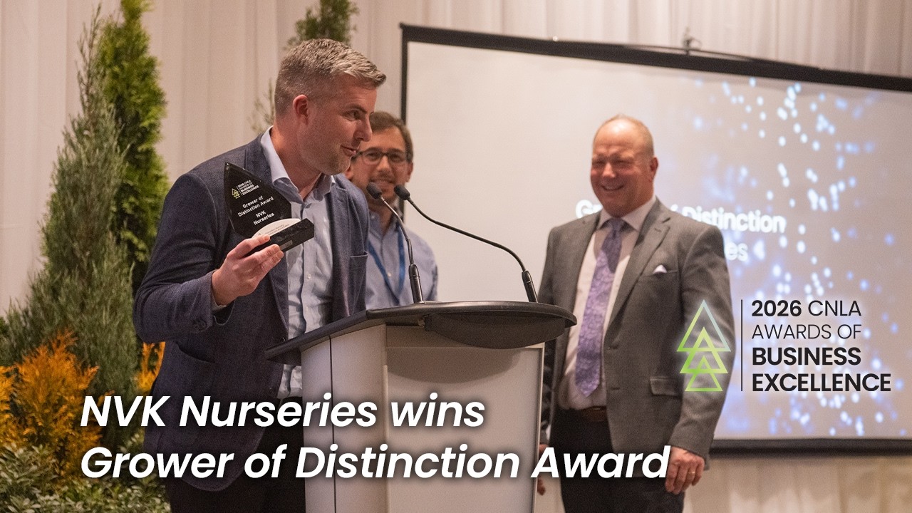 NVK Nurseries wins 2026 Grower of Distinction Award