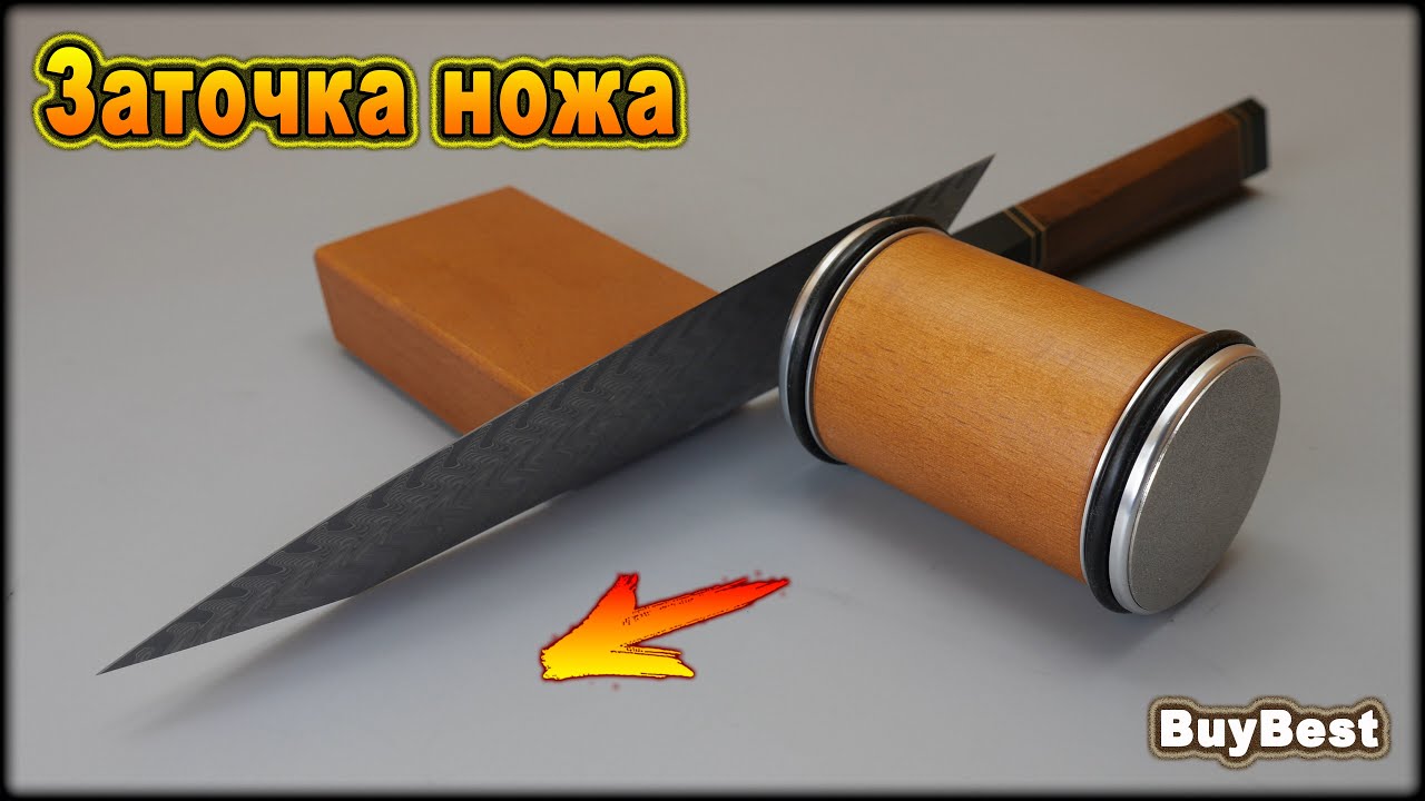 Роликовая точилка для ножей с Алиэкспресс | Подробный видеообзор и отзыв после заточки ножа
