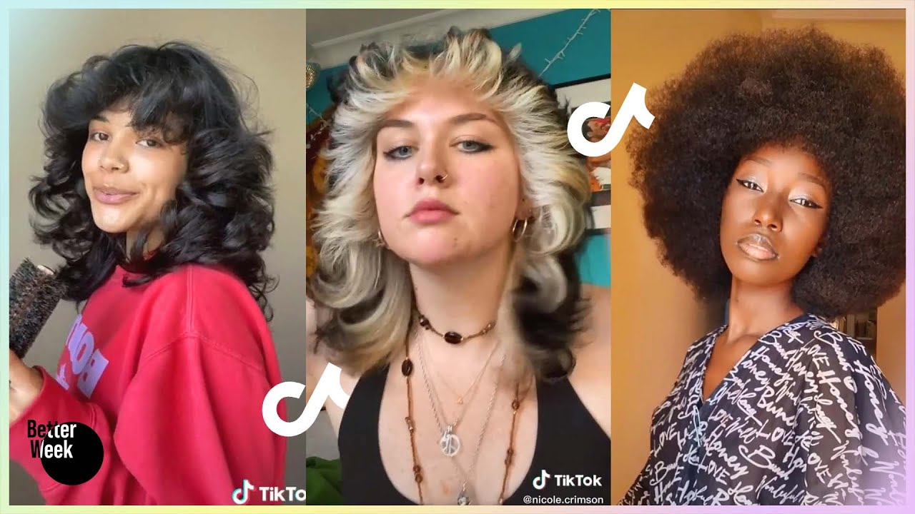 70s Hair Tiktok Compilation 🦋✌