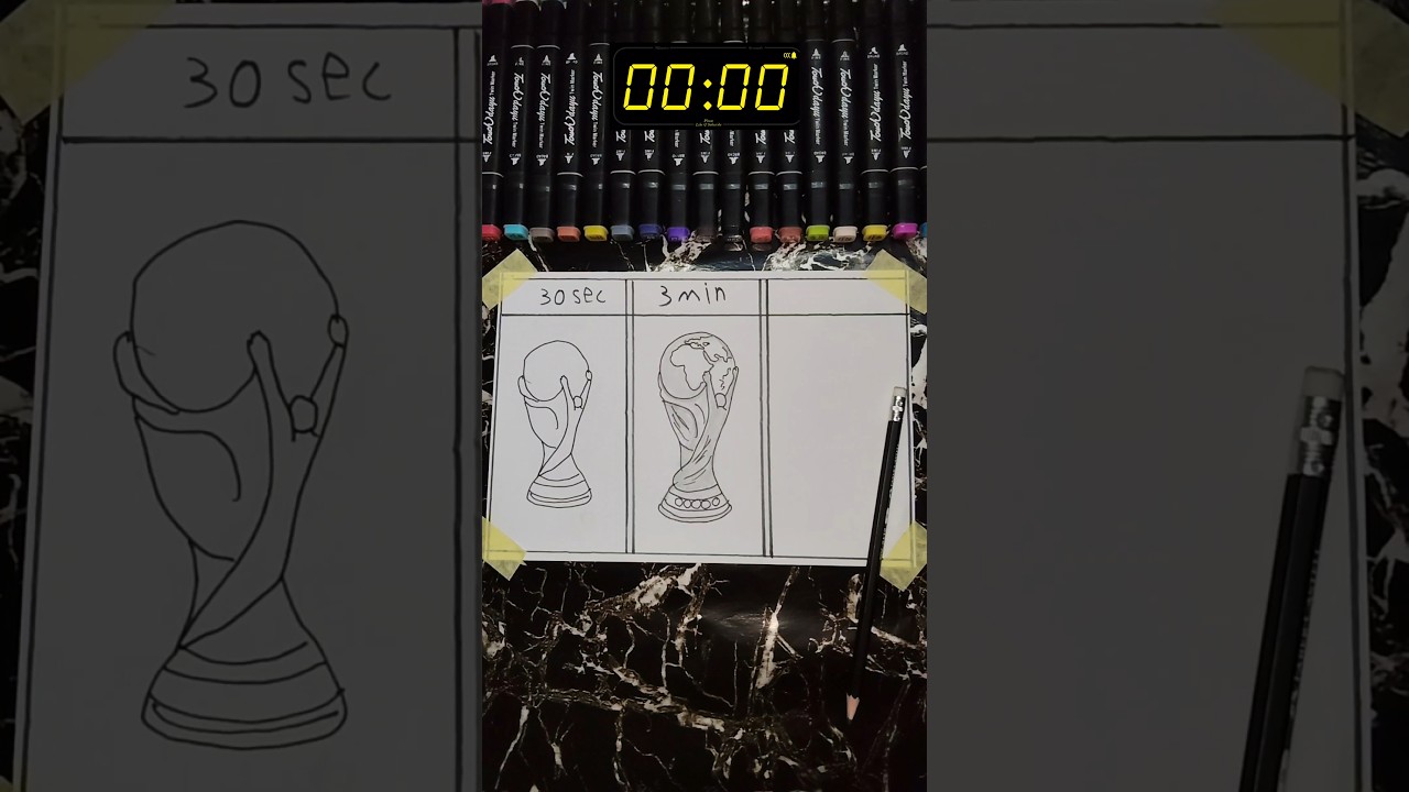 [3 мин]🕦Рисуем Чемпионат мира по футболу FIFA⚽️ #рисование #арт #чемпионатмира #worldcup2026 #fifa26