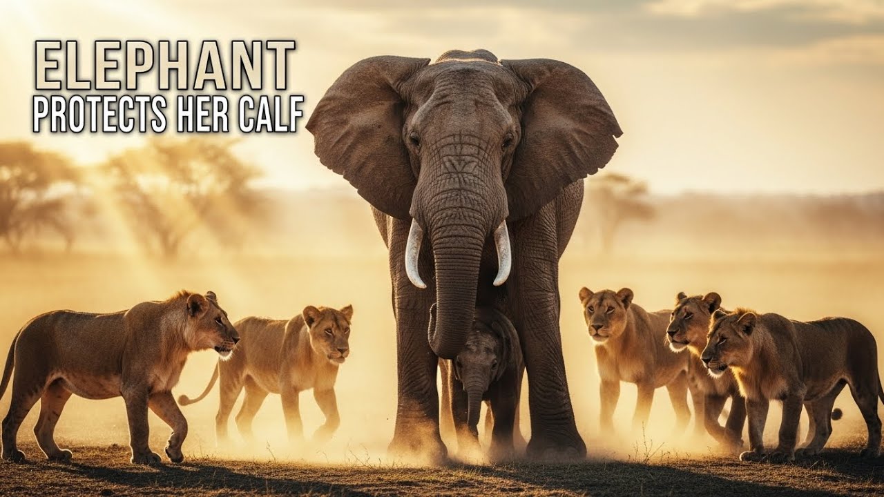 Elephant Protects Her Calf | Wild Rescue Chronicles | Cinematic Wildlife Rescue #WildRescue