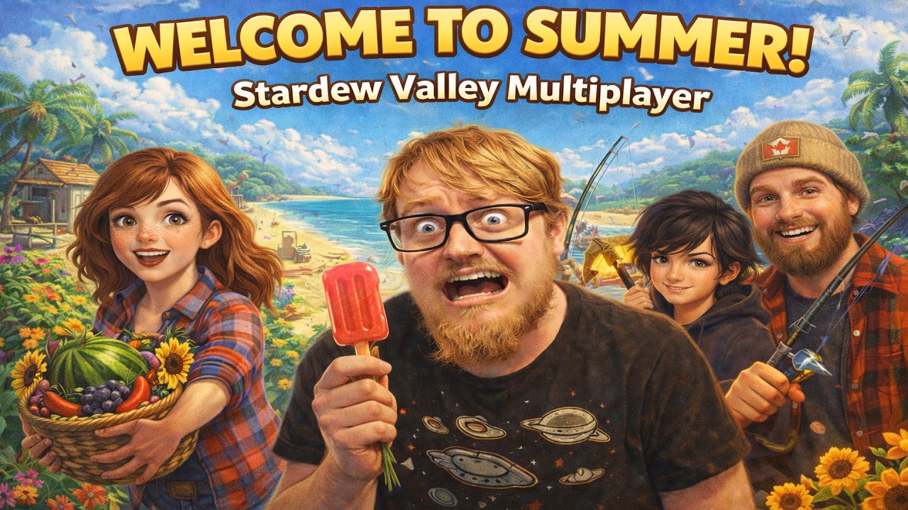 Summer Started… and I’m Still the Village Idiot | Stardew Valley 4 Player