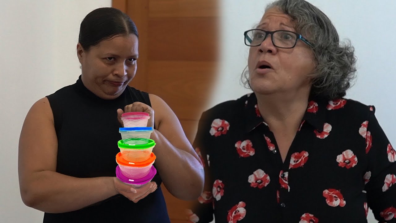 Rechaza Las cantinas plásticas que le regalo su hermana sin saber la sorpresa que había dentro